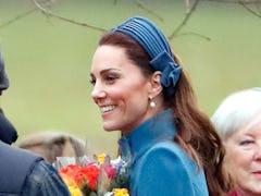 Wear padded headbands like Kate Middleton wore alongside Prince William, Duke of Cambridge and Cathe...