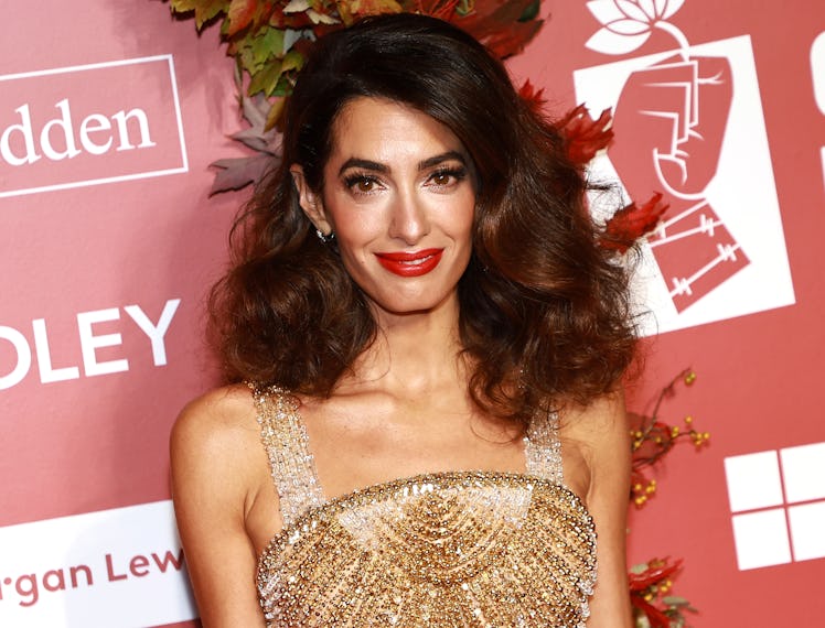 NEW YORK, NEW YORK - SEPTEMBER 29: Amal Clooney attends the Clooney Foundation For Justice Inaugural...