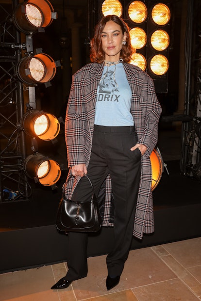 Alexa Chung attends the Isabel Marant Womenswear Spring/Summer 2023 show