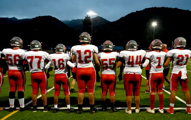 A high school football team is missing it's season in its entirety after a video surfaced of serious...