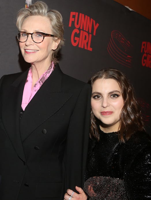 Beanie Feldstein with Jane Lynch during opening night of "Funny Girl" on April 24, 2022.