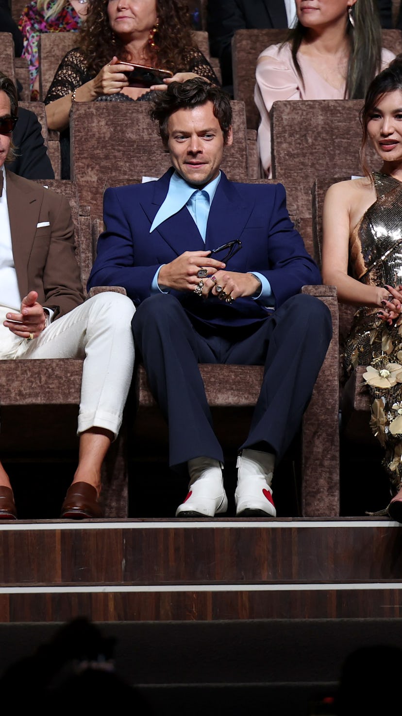 Olivia Wilde, Chris Pine, Harry Styles, Gemma Chan, and Florence Pugh attend the Campari Passion For...