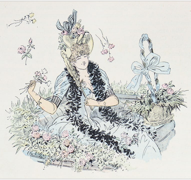 Antique illustration: Carnival of Nice