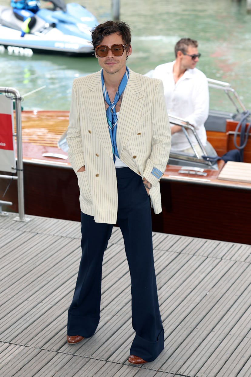 Harry Styles' outfit at the 2022 Venice Film Festival.