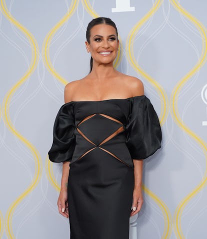 NEW YORK, NY - JUNE 12: Lea Michele attends The 75th Annual Tony Awards - Arrivals on June 12, 2022 ...