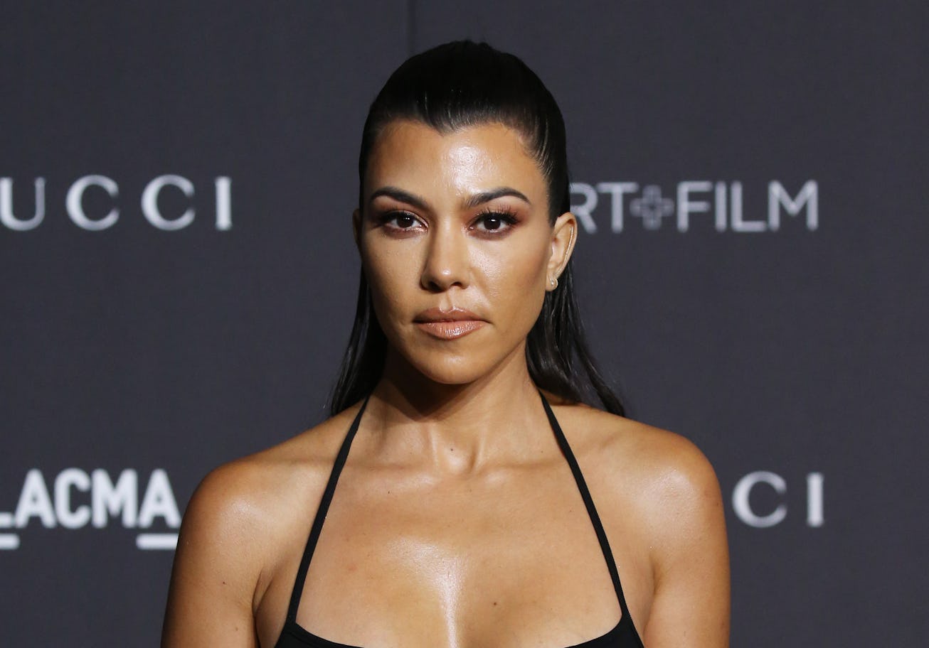 LOS ANGELES, CALIFORNIA - NOVEMBER 03: Kourtney Kardashian attends the 2018 LACMA Art + Film Gala he...