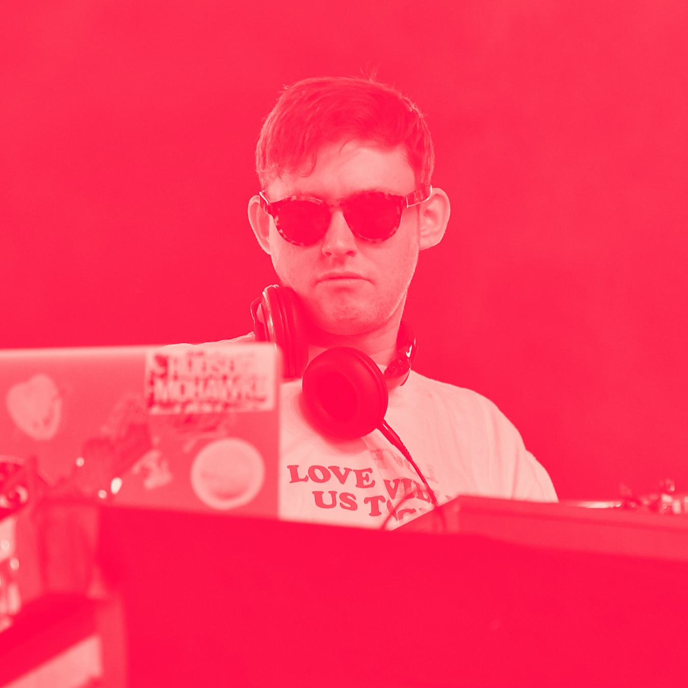 INDIO, CA - APRIL 17:  DJ Hudson Mohawke performs onstage during day 3 of the 2016 Coachella Valley ...