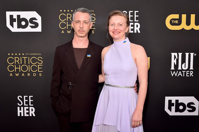 LOS ANGELES, CALIFORNIA - MARCH 13: (L-R) Jeremy Strong and Emma Wall attend the 27th Annual Critics...