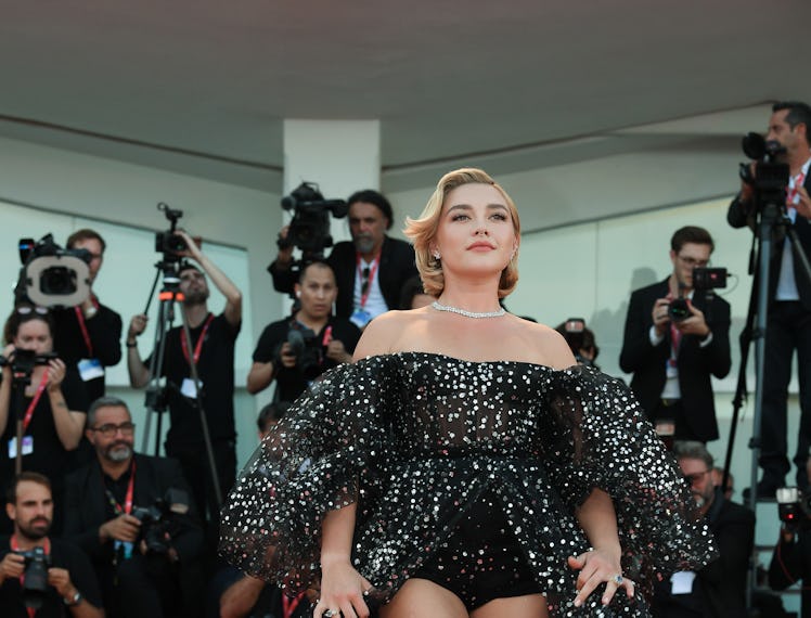 English actress Florence Pugh at the 79 Venice International Film Festival 2022. Don't Worry Darling...