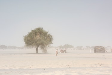 An image of the dry Sahel region, where the new device could make hydrogen fuel.