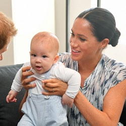 Prince Harry, Meghan Markle, and Archie Mountbatten-Windsor. 