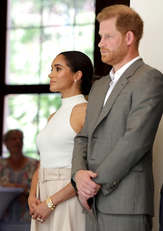 Prince Harry and Meghan Markle travel to Scotland in light of the news that the Queen's health is de...