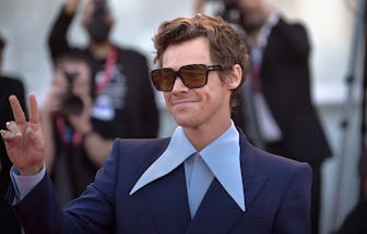 British singer-songwriter and actor Harry Styles at the 79 Venice International Film Festival 2022. ...