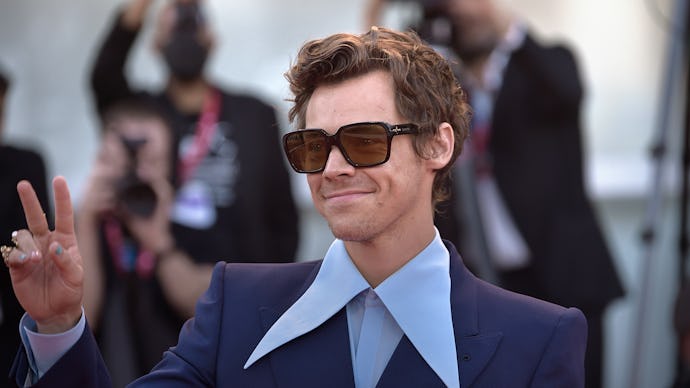 British singer-songwriter and actor Harry Styles at the 79 Venice International Film Festival 2022. ...