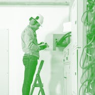 Electrical Engineer working for checking the electrical load supply to crypto mining. Crypto mining ...