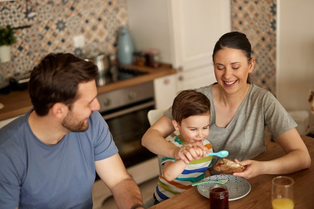 A family eating breakfast together. COVID-19 has shattered over 10.5 million families around the glo...