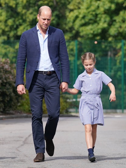 Prince William and Princess Charlotte are bonding.