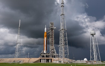 KENNEDY SPACE CENTER, FL - SEPTEMBER 2:  NASA is going to attempt to launch its massive Space Launch...