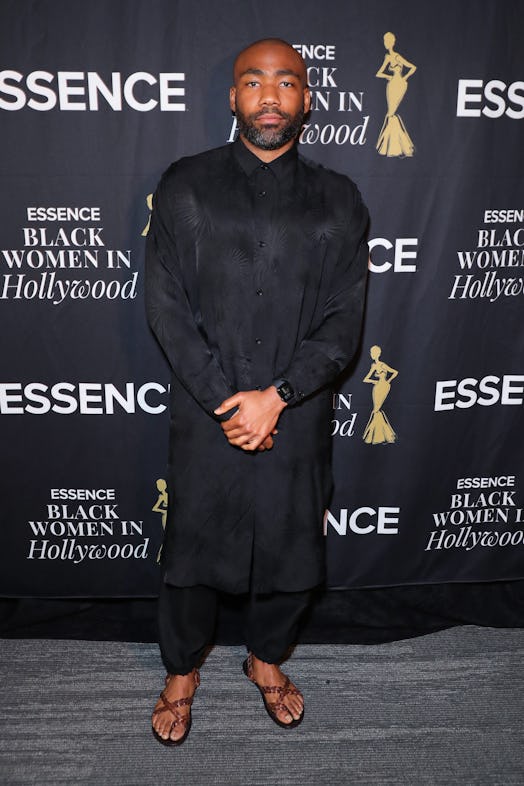 Donald Glover is seen backstage during the 2022 15th Annual ESSENCE Black Women In Hollywood Awards.