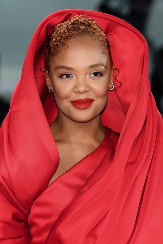 American actress Tessa Thompson at the 79 Venice International Film Festival 2022. Bardo Red Carpet....