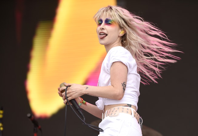 MANCHESTER, TN - JUNE 08:  Hayley Williams of Paramore tperforms during the 2018 Bonnaroo Music & Ar...