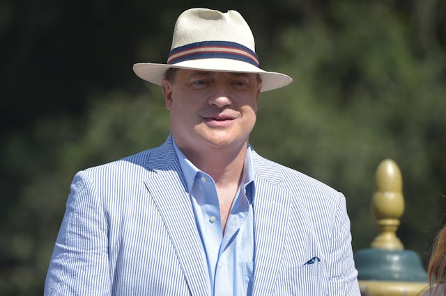 Actor Brendan Fraser at the 79th Venice International Film Festival 2022.