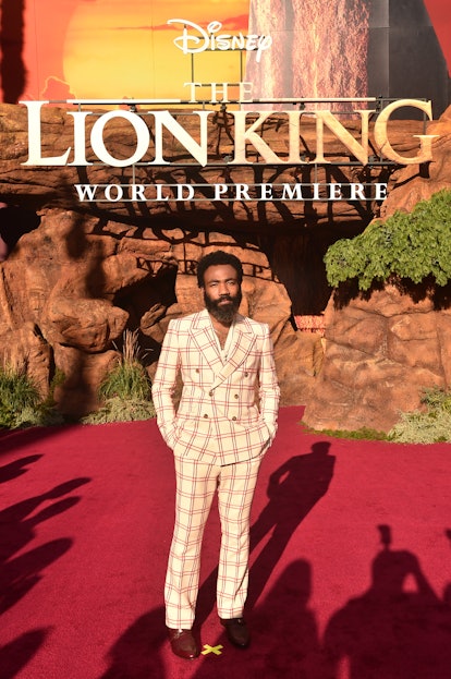 Donald Glover attends the World Premiere of Disney's "THE LION KING."