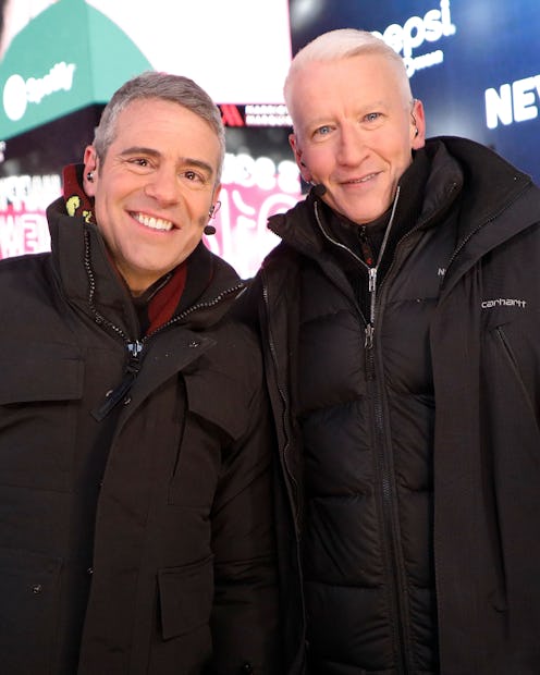 Andy Cohen and Anderson Cooper hosted CNN's New Year's Eve Live sober this year and Twitter wants th...