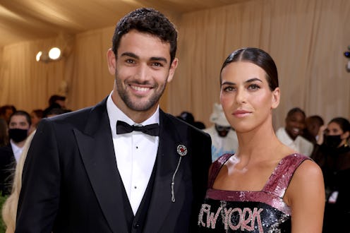 NEW YORK, NEW YORK - SEPTEMBER 13: Matteo Berretini and Ajla Tomljanovic attend The 2021 Met Gala Ce…