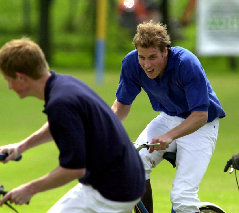 Prince Harry and Prince William love to compete.
