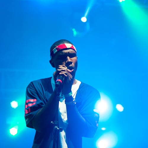 INDIO, CA - APRIL 13: Frank Ocean performs as part of Day 1 of the 2012 Coachella Valley Music & Art...