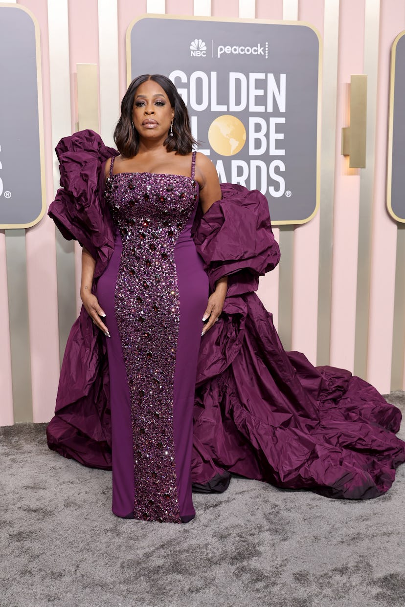 Niecy Nash attends the 80th Annual Golden Globe Awards at The Beverly Hilton on January 10, 2023 in ...