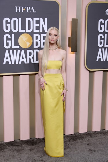 Anya Taylor-Joy attends the 80th Annual Golden Globe Awards.