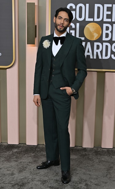 Mexican actor Diego Calva arrives for the 80th annual Golden Globe Awards 