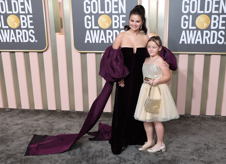 Selena Gomez attended the 2023 Golden Globes with her sister, Gracie.