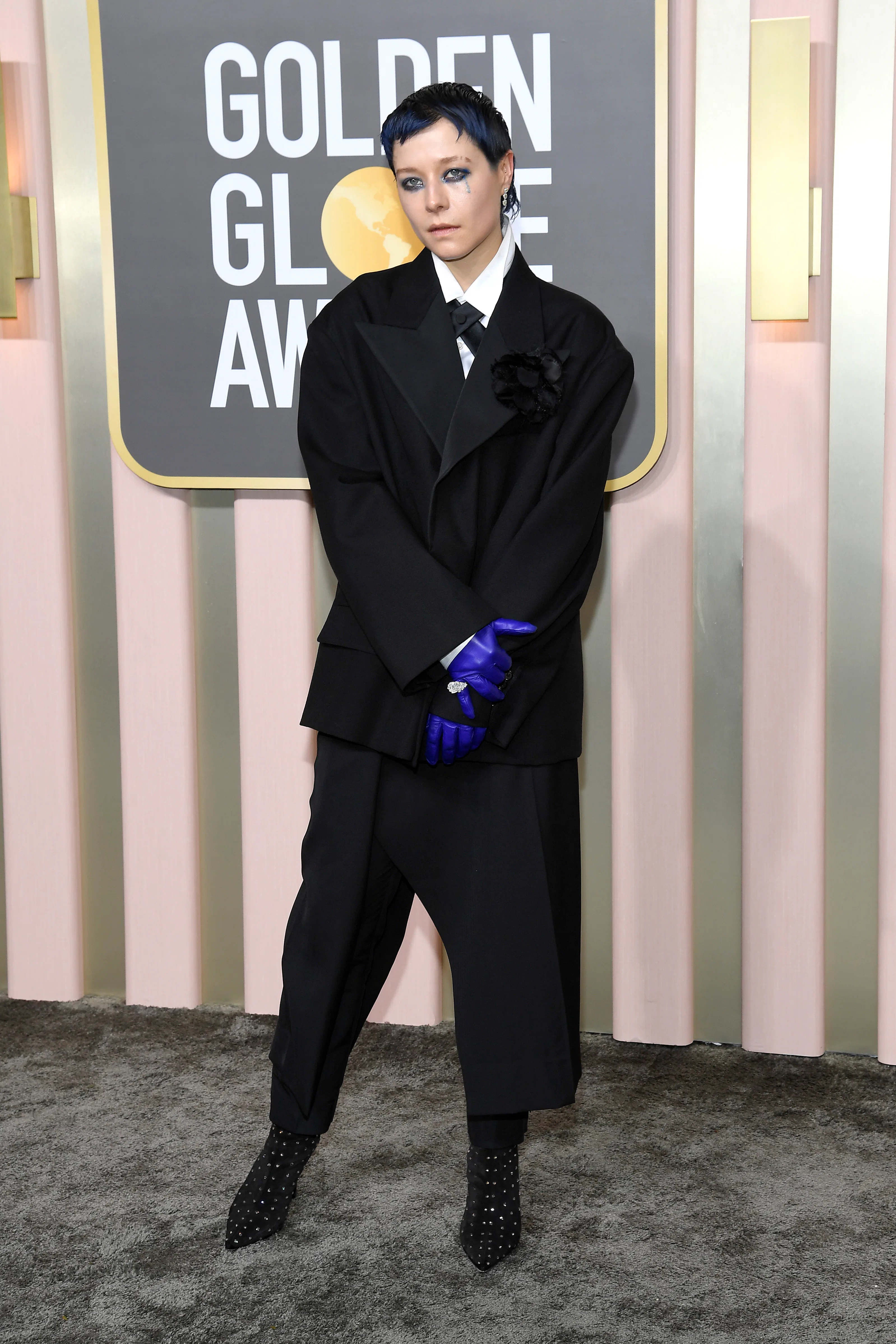  Emma D'Arcy arrives to the 80th Annual Golden Globe Awards