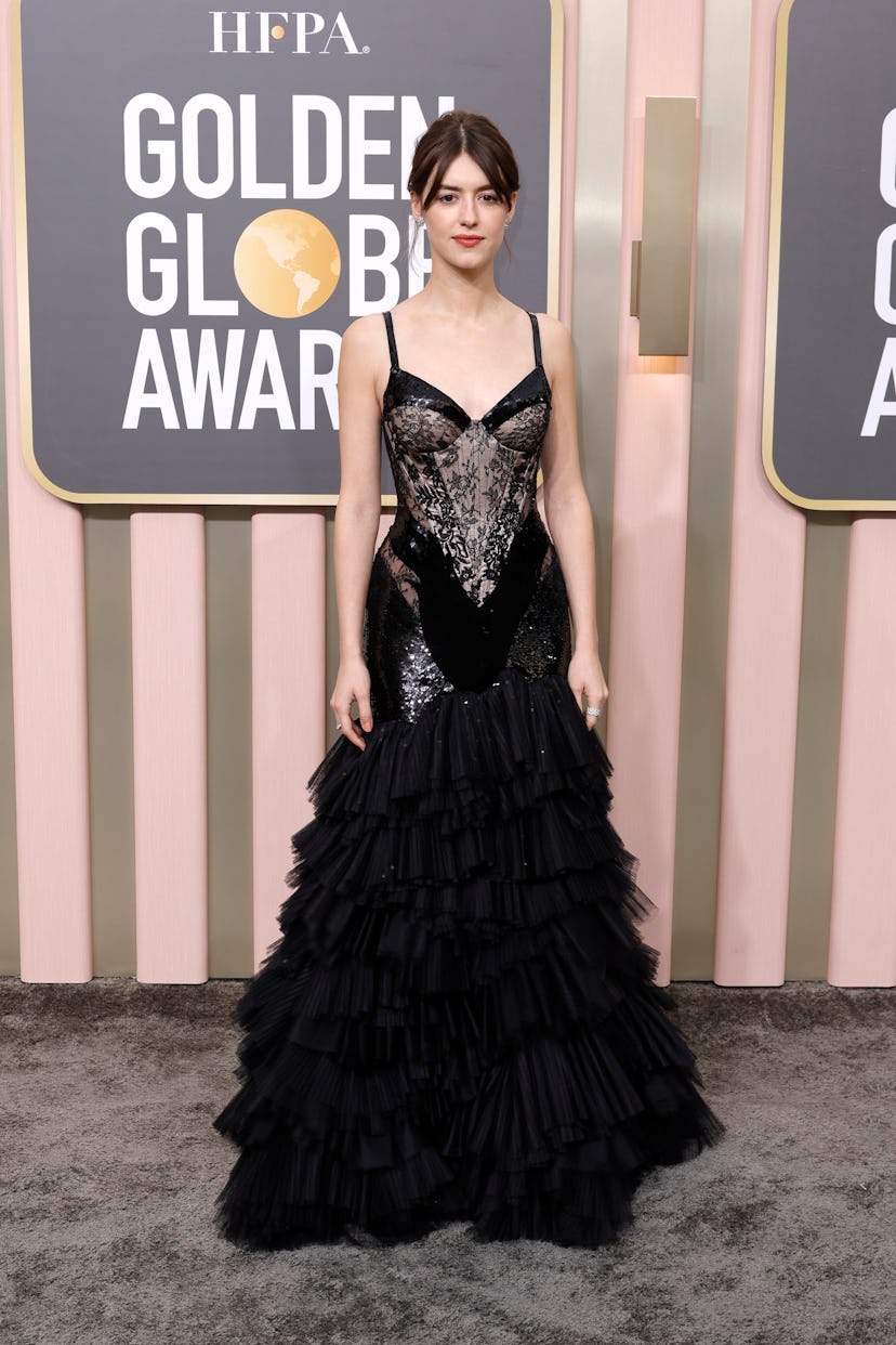 Daisy Edgar-Jones attends the 80th Annual Golden Globe Awards at The Beverly Hilton on January 10, 2...