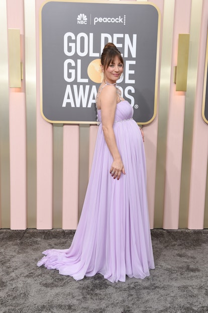 Kaley Cuoco at the 80th Annual Golden Globe Awards held at The Beverly Hilton on January 10, 2023 in...