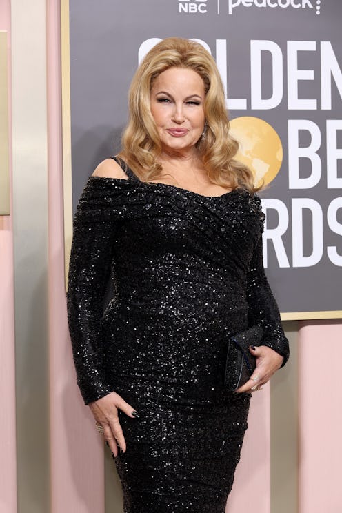 The White Lotus star Jennifer Coolidge wore Victoria Beckham Beauty makeup at the Golden Globe Award...