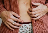 A scar on the abdomen, in a story about healing from a hysterectomy and hysterectomy recovery tips