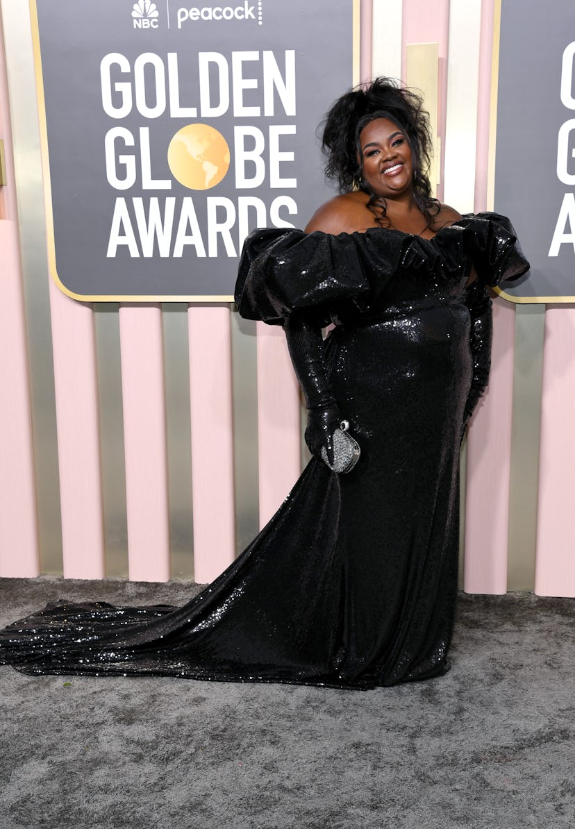 Nicole Byer attends the 80th Annual Golden Globe Awards at The Beverly Hilton on January 10, 2023 in...