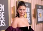 Selena Gomez's 2023 Golden Globes dress.