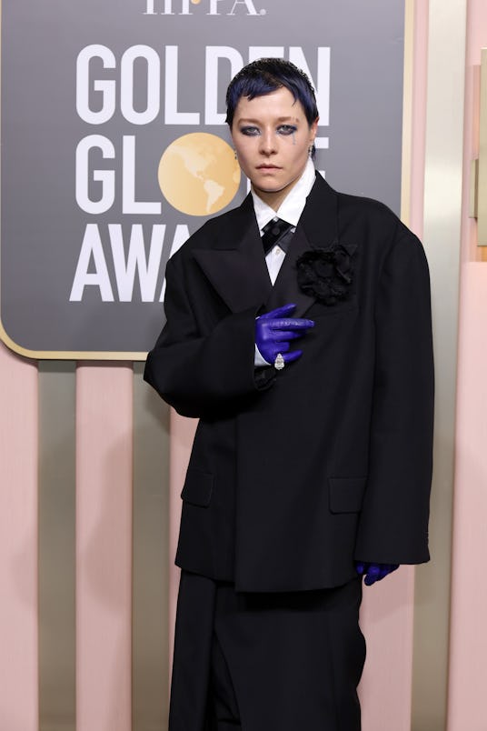 BEVERLY HILLS, CALIFORNIA - JANUARY 10: Emma D’Arcy attends the 80th Annual Golden Globe Awards at T...