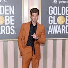 Andrew Garfield at the 80th Annual Golden Globe Awards, where he talked about same sun and moon sign...
