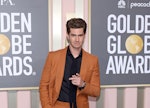 Andrew Garfield at the 80th Annual Golden Globe Awards, where he talked about same sun and moon sign...