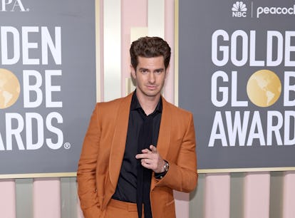 Andrew Garfield at the 80th Annual Golden Globe Awards, where he talked about same sun and moon sign...