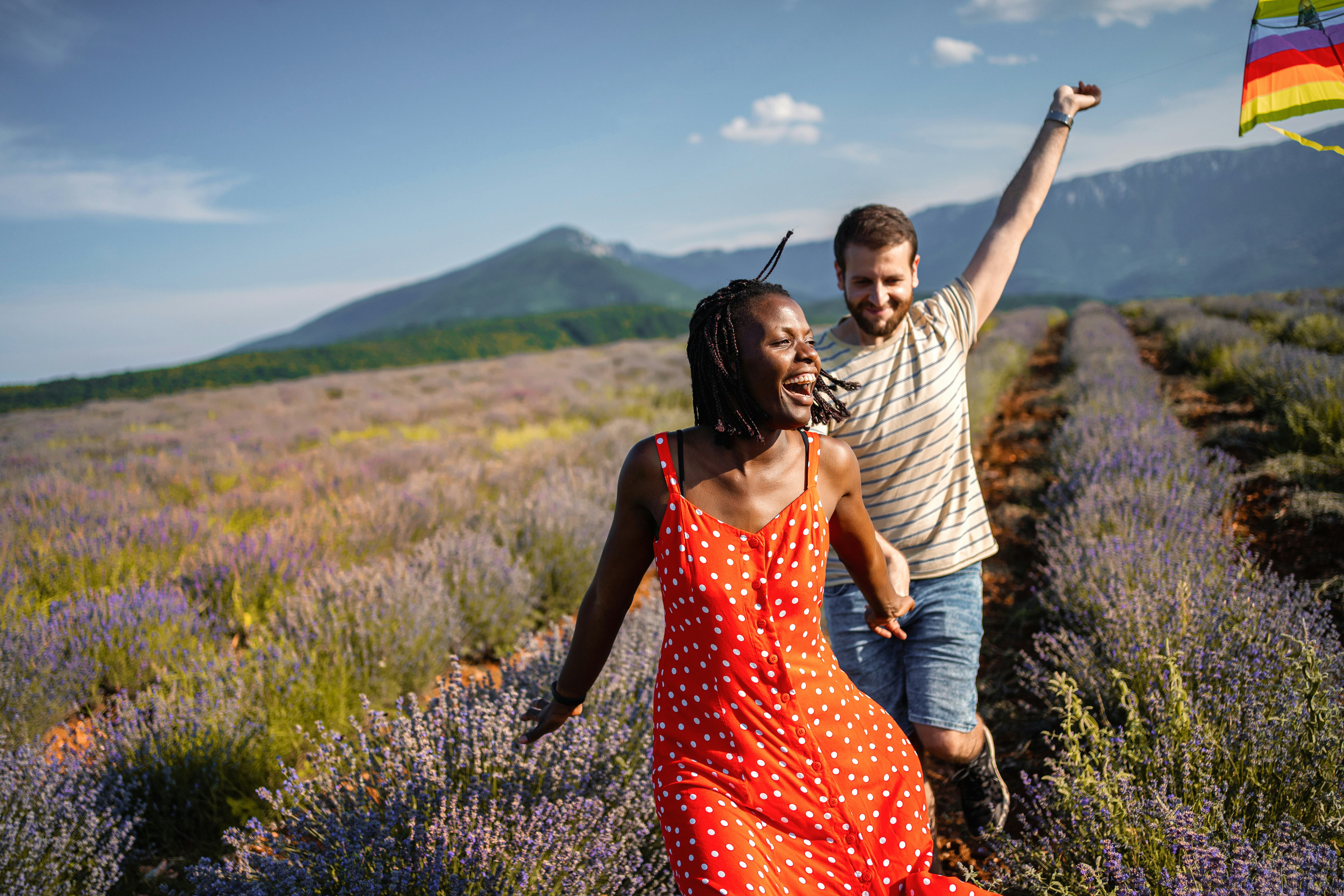 Flying a kite could make for a fun active date.