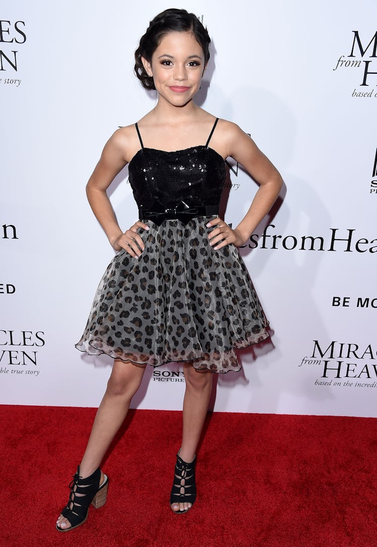 Jenna Ortega arrives at the Premiere Of Columbia Pictures' "Miracles From Heaven"
