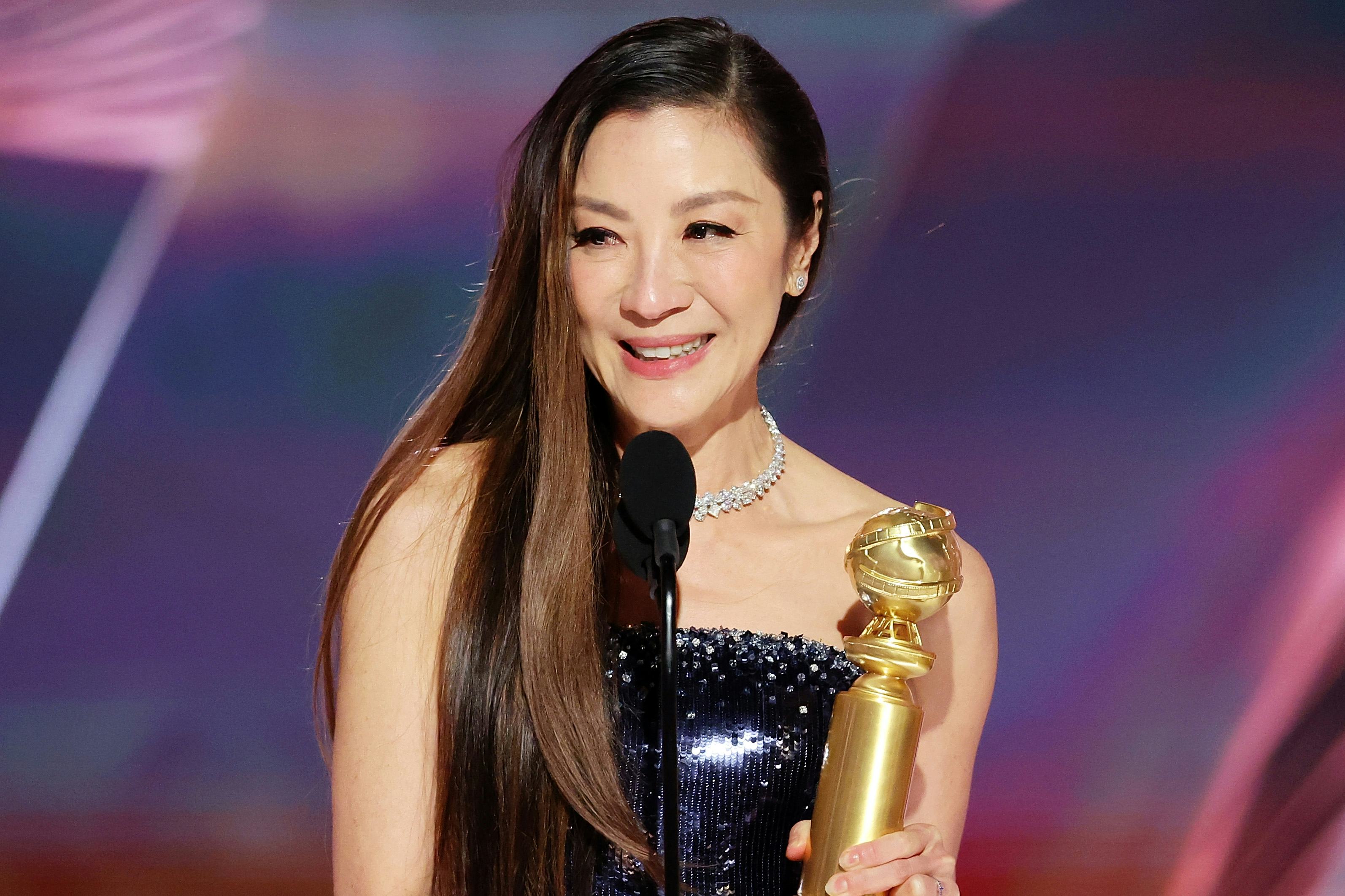 Michelle Yeoh won the Best Actress in a Motion Picture – Musical or Comedy award for &ldquo;Everything Eve&hellip;