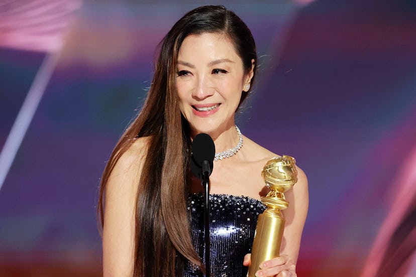 Michelle Yeoh won the Best Actress in a Motion Picture – Musical or Comedy award for “Everything Eve…